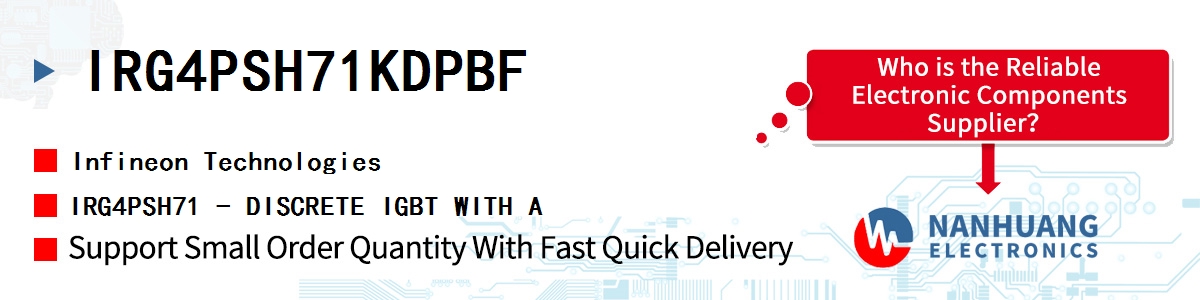 IRG4PSH71KDPBF Infineon IRG4PSH71 - DISCRETE IGBT WITH A