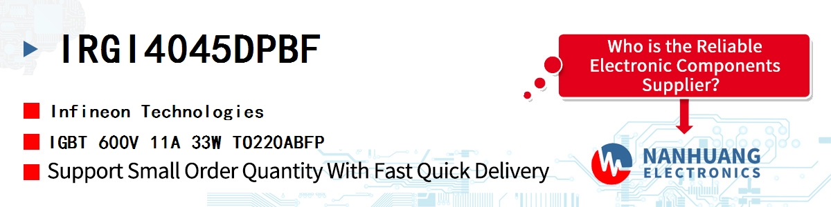 IRGI4045DPBF Infineon IGBT 600V 11A 33W TO220ABFP