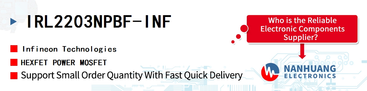 IRL2203NPBF-INF Infineon HEXFET POWER MOSFET