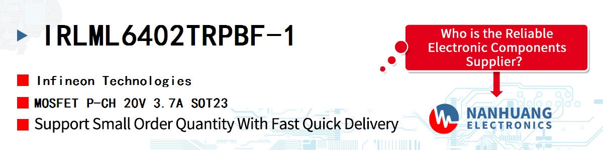 IRLML6402TRPBF-1 Infineon MOSFET P-CH 20V 3.7A SOT23