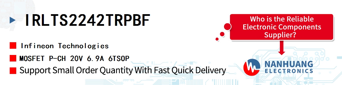 IRLTS2242TRPBF Infineon MOSFET P-CH 20V 6.9A 6TSOP