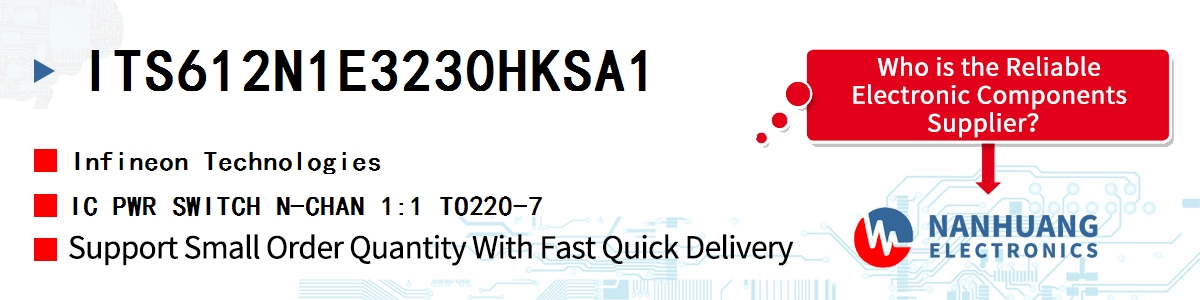 ITS612N1E3230HKSA1 Infineon IC PWR SWITCH N-CHAN 1:1 TO220-7