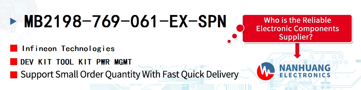 MB2198-769-061-EX-SPN Infineon DEV KIT TOOL KIT PWR MGMT