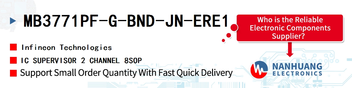 MB3771PF-G-BND-JN-ERE1 Infineon IC SUPERVISOR 2 CHANNEL 8SOP