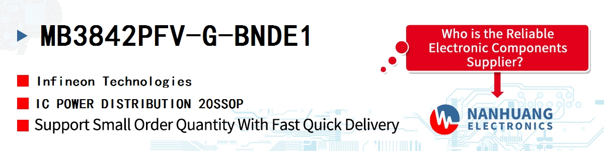 MB3842PFV-G-BNDE1 Infineon IC POWER DISTRIBUTION 20SSOP