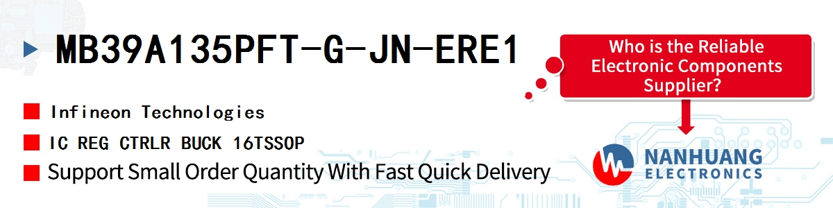 MB39A135PFT-G-JN-ERE1 Infineon IC REG CTRLR BUCK 16TSSOP