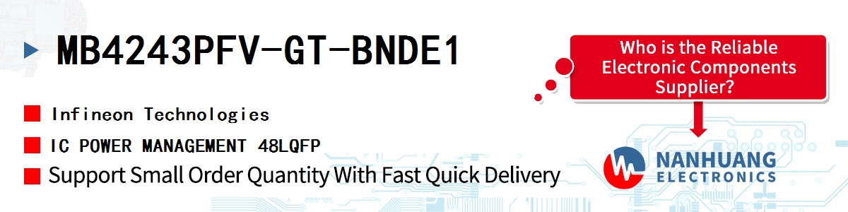 MB4243PFV-GT-BNDE1 Infineon IC POWER MANAGEMENT 48LQFP