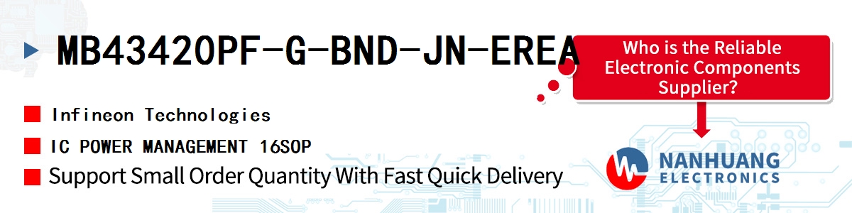 MB43420PF-G-BND-JN-EREA Infineon IC POWER MANAGEMENT 16SOP