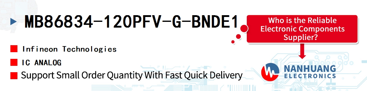 MB86834-120PFV-G-BNDE1 Infineon IC ANALOG