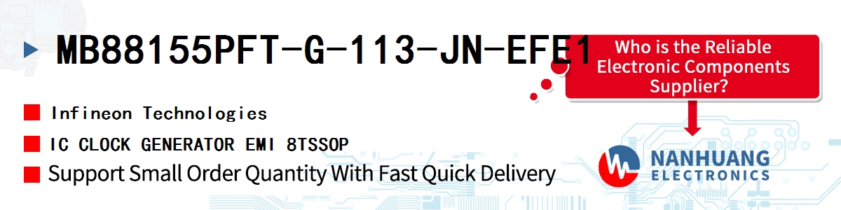 MB88155PFT-G-113-JN-EFE1 Infineon IC CLOCK GENERATOR EMI 8TSSOP