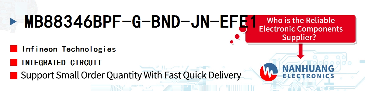 MB88346BPF-G-BND-JN-EFE1 Infineon INTEGRATED CIRCUIT