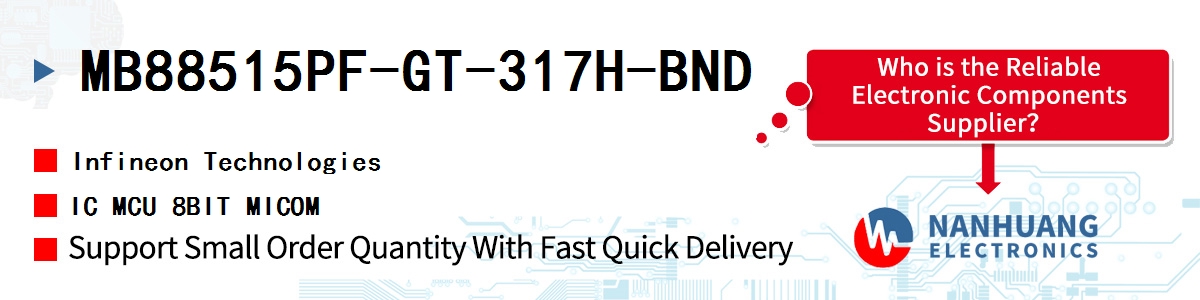 MB88515PF-GT-317H-BND Infineon IC MCU 8BIT MICOM