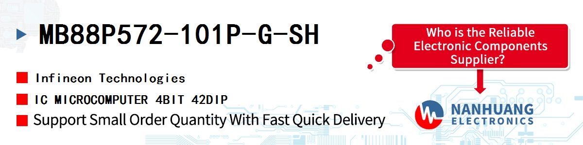 MB88P572-101P-G-SH Infineon IC MICROCOMPUTER 4BIT 42DIP