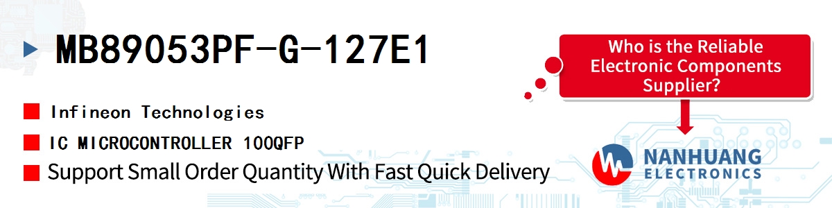 MB89053PF-G-127E1 Infineon IC MICROCONTROLLER 100QFP