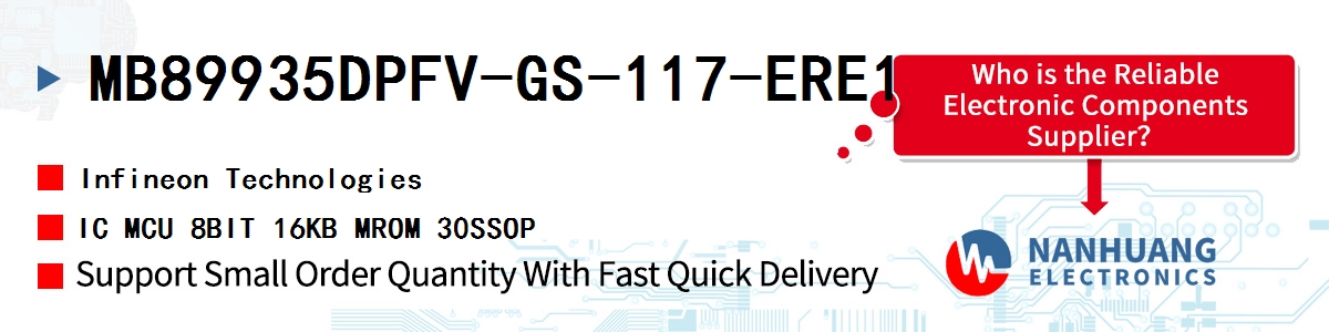 MB89935DPFV-GS-117-ERE1 Infineon IC MCU 8BIT 16KB MROM 30SSOP