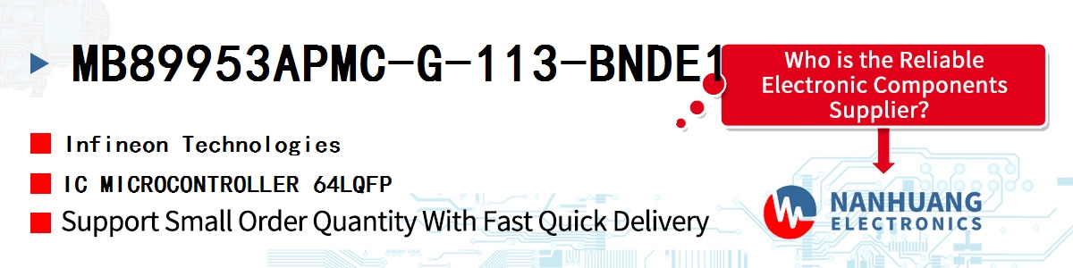 MB89953APMC-G-113-BNDE1 Infineon IC MICROCONTROLLER 64LQFP