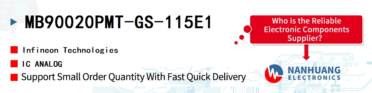 MB90020PMT-GS-115E1 Infineon IC ANALOG