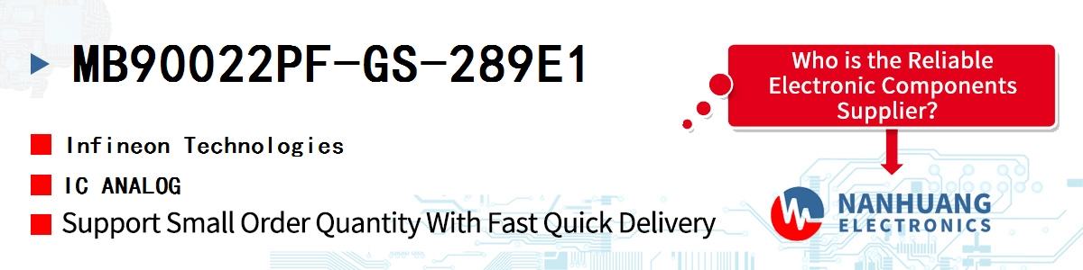 MB90022PF-GS-289E1 Infineon IC ANALOG