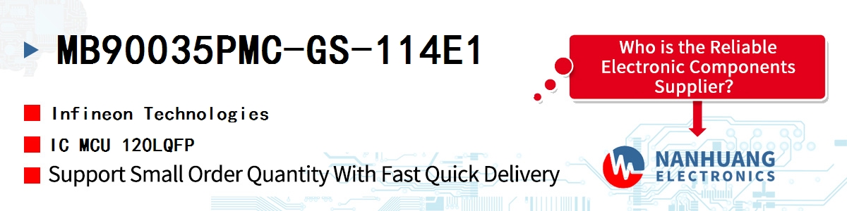 MB90035PMC-GS-114E1 Infineon IC MCU 120LQFP