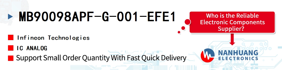 MB90098APF-G-001-EFE1 Infineon IC ANALOG