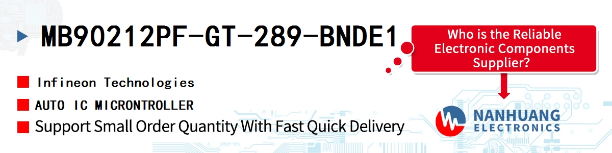 MB90212PF-GT-289-BNDE1 Infineon AUTO IC MICRONTROLLER