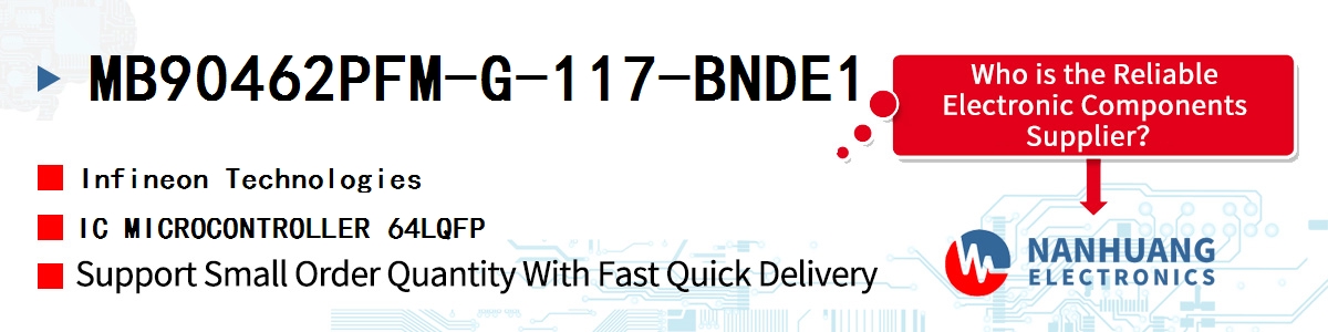 MB90462PFM-G-117-BNDE1 Infineon IC MICROCONTROLLER 64LQFP