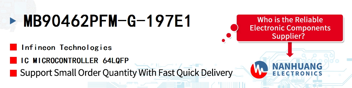 MB90462PFM-G-197E1 Infineon IC MICROCONTROLLER 64LQFP