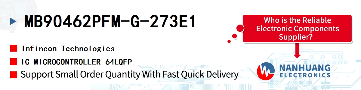 MB90462PFM-G-273E1 Infineon IC MICROCONTROLLER 64LQFP