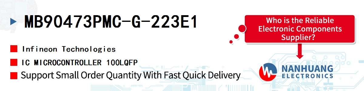 MB90473PMC-G-223E1 Infineon IC MICROCONTROLLER 100LQFP