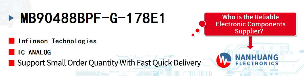 MB90488BPF-G-178E1 Infineon IC ANALOG