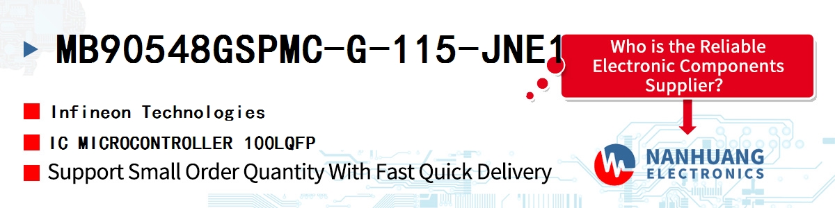 MB90548GSPMC-G-115-JNE1 Infineon IC MICROCONTROLLER 100LQFP