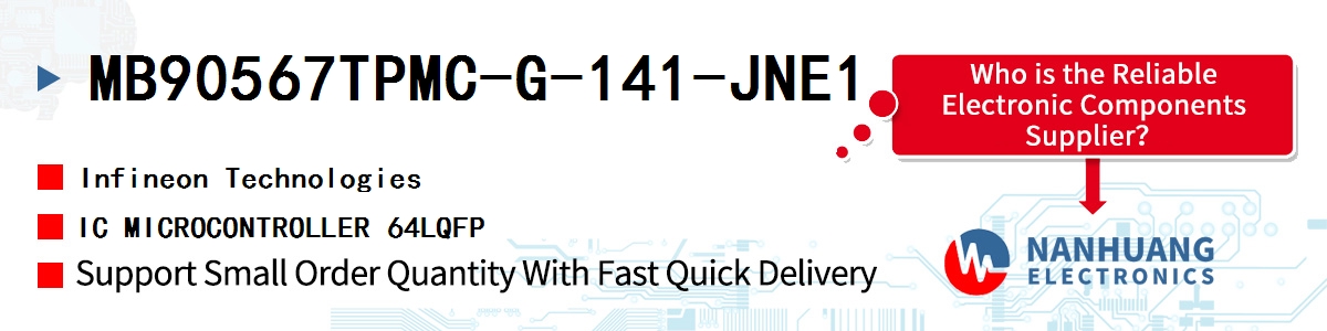 MB90567TPMC-G-141-JNE1 Infineon IC MICROCONTROLLER 64LQFP