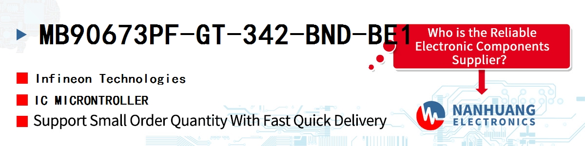 MB90673PF-GT-342-BND-BE1 Infineon IC MICRONTROLLER