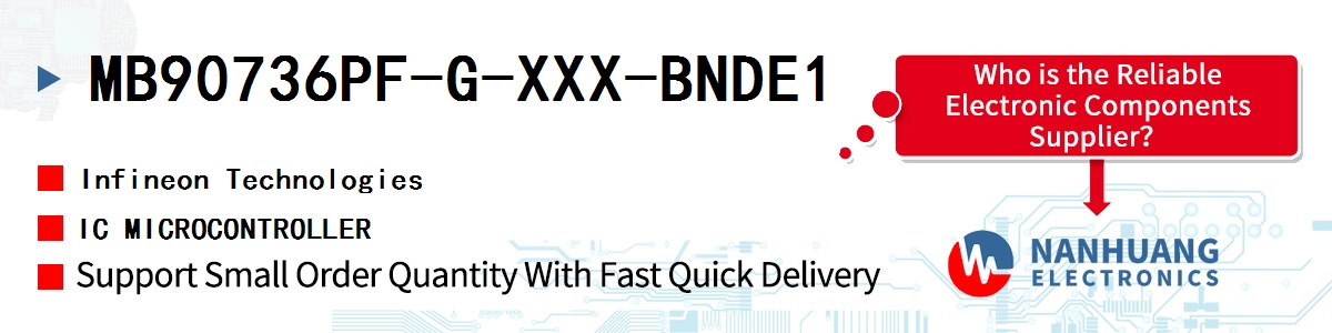 MB90736PF-G-XXX-BNDE1 Infineon IC MICROCONTROLLER