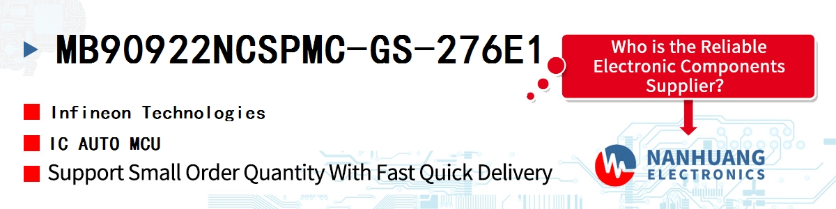 MB90922NCSPMC-GS-276E1 Infineon IC AUTO MCU