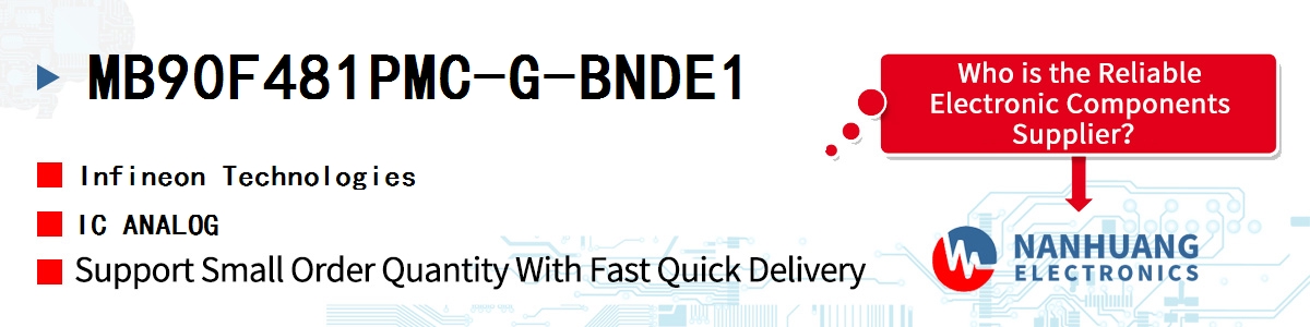 MB90F481PMC-G-BNDE1 Infineon IC ANALOG