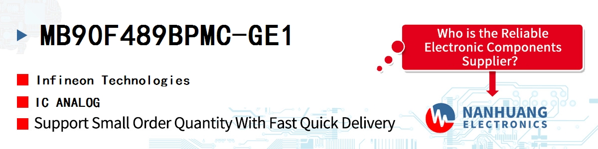 MB90F489BPMC-GE1 Infineon IC ANALOG