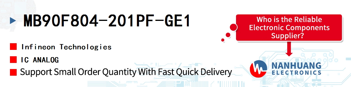 MB90F804-201PF-GE1 Infineon IC ANALOG