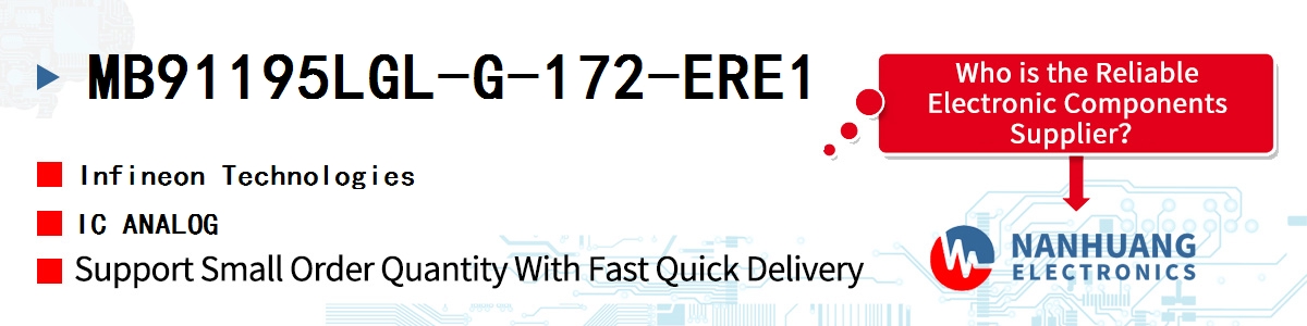 MB91195LGL-G-172-ERE1 Infineon IC ANALOG