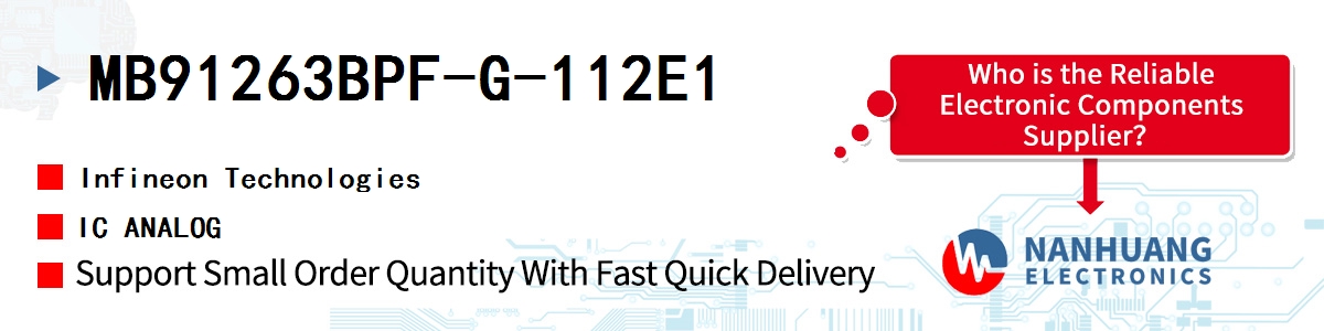 MB91263BPF-G-112E1 Infineon IC ANALOG