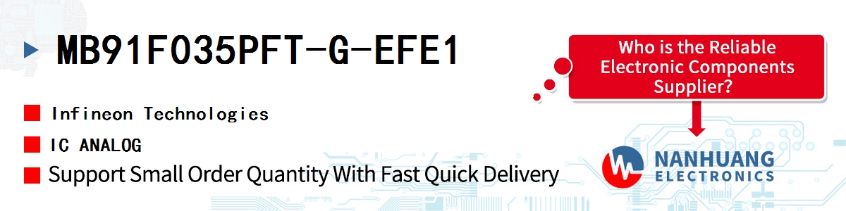 MB91F035PFT-G-EFE1 Infineon IC ANALOG