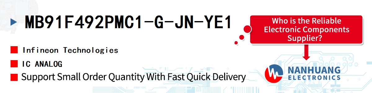 MB91F492PMC1-G-JN-YE1 Infineon IC ANALOG