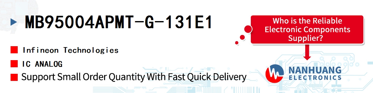 MB95004APMT-G-131E1 Infineon IC ANALOG