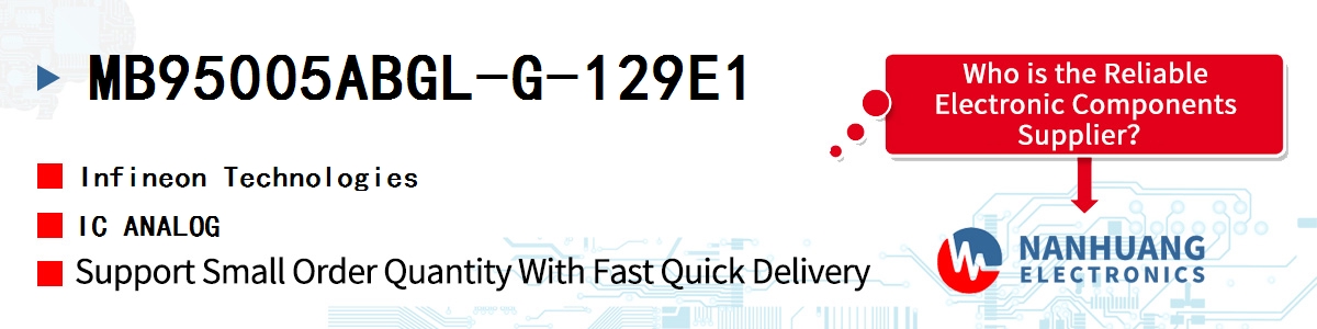 MB95005ABGL-G-129E1 Infineon IC ANALOG