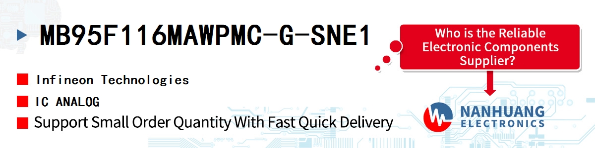 MB95F116MAWPMC-G-SNE1 Infineon IC ANALOG