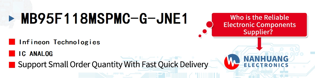 MB95F118MSPMC-G-JNE1 Infineon IC ANALOG