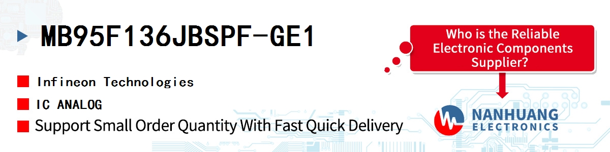 MB95F136JBSPF-GE1 Infineon IC ANALOG