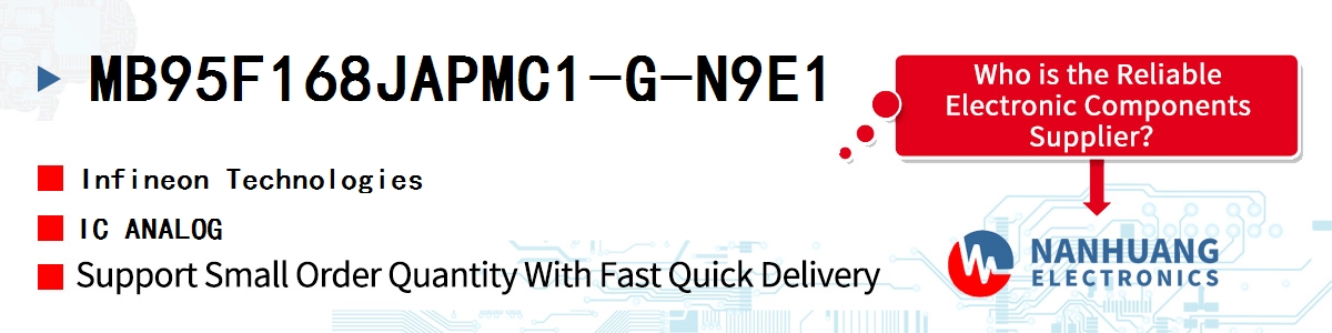 MB95F168JAPMC1-G-N9E1 Infineon IC ANALOG