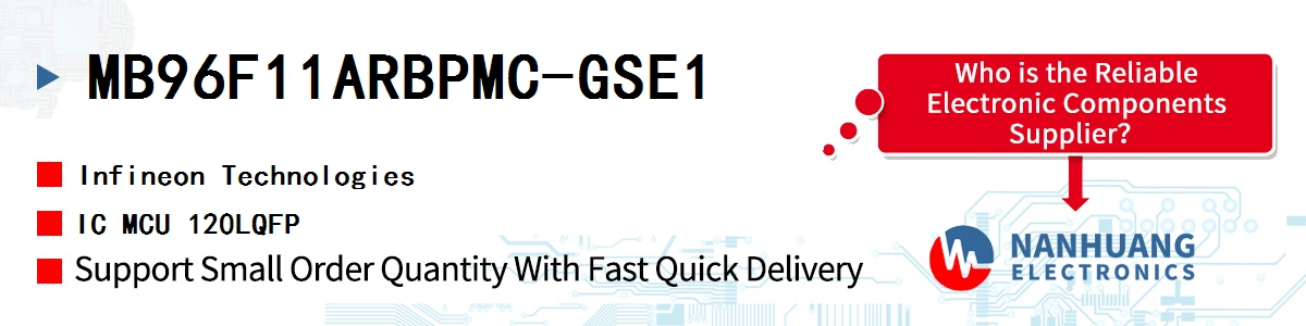 MB96F11ARBPMC-GSE1 Infineon IC MCU 120LQFP