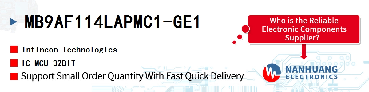 MB9AF114LAPMC1-GE1 Infineon IC MCU 32BIT